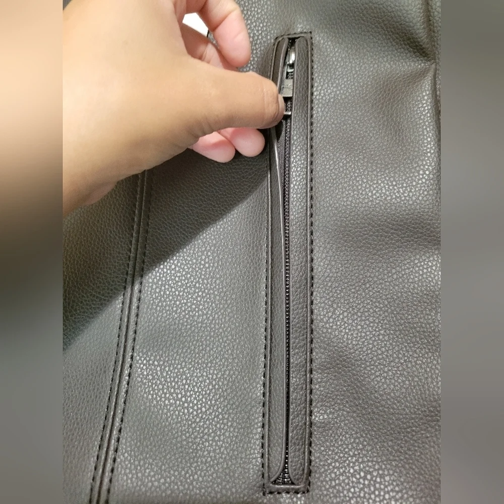 French Connection Dark Brown Duffel Bag